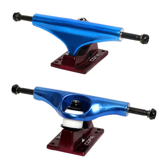 Core Hollow Trucks 5.25 (8.0") Anodized Blue With Red Base (Hollow Kingpin)