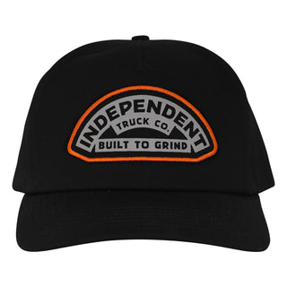 Independent Trucks Hat Built To Grind Onsite Snapback Black