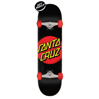 Santa Cruz Complete Classic Dot Black 7.25" x 27"