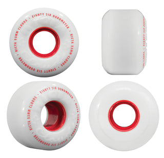 Ricta Wheels 53mm Clouds 86A White/Red