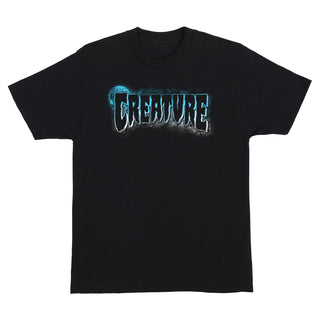 Creature Skateboards Shirt Midnight Logo Black