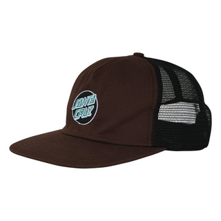 Santa Cruz Skateboards Hat Cruz Embroidered Snapback Brown/Black