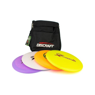 Discraft Deluxe Disc Golf Set (4 Disc and Bag) - Everything you need to play