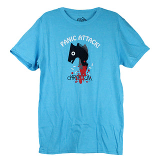 Darkroom Skateboard T-Shirt Panic Attack Blue