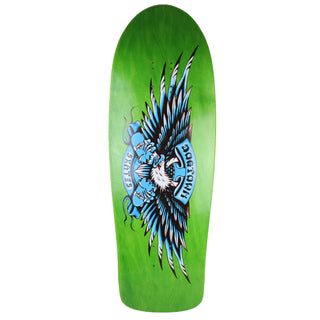Dogtown Old School Skateboard Proud Bird Green with Indy Trucks, Slime Balls Wheels
