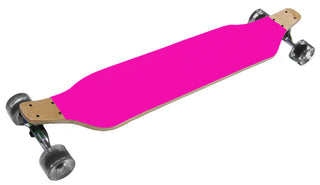 NEON PINK Skateboard RACER DROP DOWN Complete LONGBOARD
