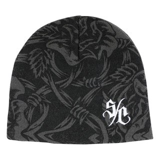 Santa Cruz Skateboards Beanie Dressen Pen Roses Skull Cap Grey/Black