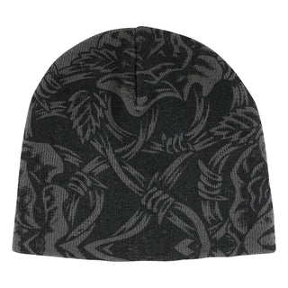 Santa Cruz Skateboards Beanie Dressen Pen Roses Skull Cap Grey/Black