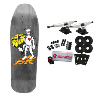 Dogtown Skateboard Complete Bryce Kanights Flower Guy 1 Re-Issue Black 10.125" x 31.875"