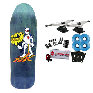 Dogtown Skateboard Complete Bryce Kanights Flower Guy 1 Re-Issue Blue 10.125" x 31.875"