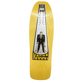 Dogtown Skateboard Deck Karma Tsocheff Puppet Re-Issue Yellow 9.625" x 32.375"