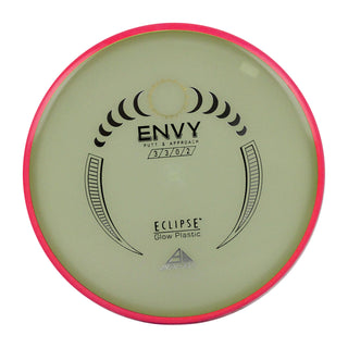 Axiom Disc Golf Eclipse 2.0 Envy Putter 3/3/0/2 Glow/Red 173 grams
