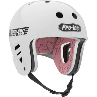 Pro Tec Skateboard Helmet Full Cut Skate Gonz White Size XL