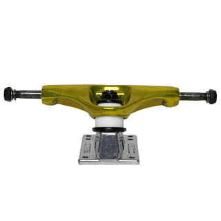 Core Hollow Trucks 5.0 (7.75") Anodized Gold With Silver Base (Hollow Kingpin)