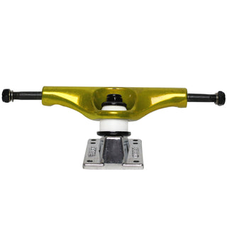 Core Hollow Trucks 5.25 (8.0") Anodized Gold With Silver Base (Hollow Kingpin)
