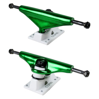 Core Trucks 5.5 (8.25") Anodized Green / White Base