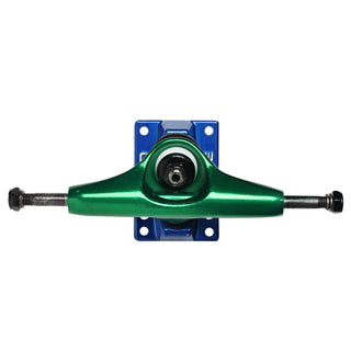 Core Hollow Trucks 5.5 (8.25") Anodized Green With Blue Base (Hollow Kingpin)