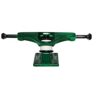 Core Hollow Trucks 5.0 (7.75") Anodized Green With Green Base (Hollow Kingpin)