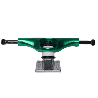 Core Hollow Trucks 5.25 (8.0") Anodized Green With Silver Base (Hollow Kingpin)