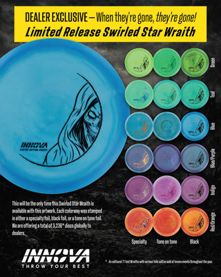 Innova Disc Golf Swirled Star Wraith 2026 LE Distance Driver - Choose Exact Disc