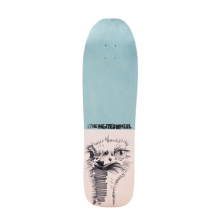 The Heated Wheel Skateboard Deck Ostrich 9.375" x 32"