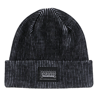 Creature Skateboards Beanie Hellraiser Long Shoreman Black/White