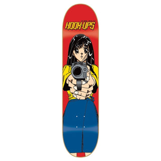 Hook Ups Skateboard Deck Barrel of a Gun 8.0"