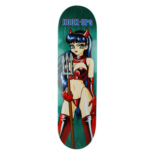 Hook Ups Skateboard Deck OG Devil Girl 8.25" (Assorted Colors)