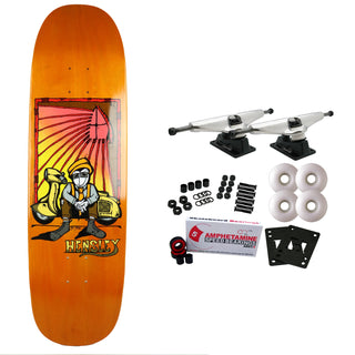H-Street Skateboard Complete Hensley Hickman Red 9.0" x 33" Orange Old School
