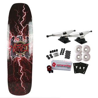 H-Street Skateboard Complete Slayered Lifer 9.0" x 33" Red Old School