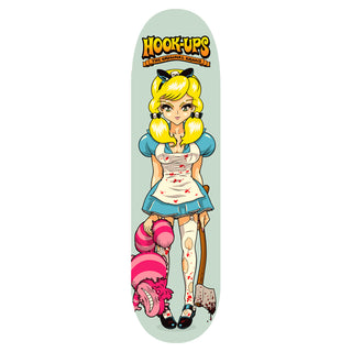 Hook Ups Skateboard Deck Evil Alice 8.5" x 32.25"