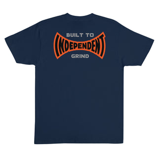 Independent Trucks Shirt Built To Grind Span Navy