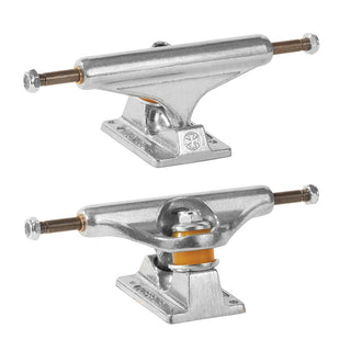 Baker Compete Brand Logo White 8.125" Independent Trucks, Soft Wheels