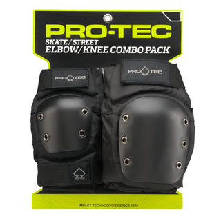 Pro Tec Street Knee/Elbow Pads Set Black Size XL