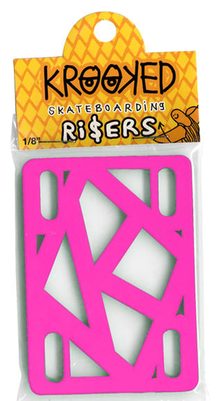 Krooked Risers 1/8" Pink