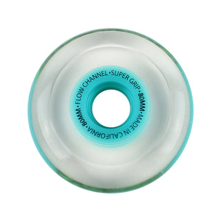 Labeda Roller Hockey Wheels - Slime 80mm 76A Light Blue (Single)