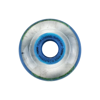 Labeda Roller Hockey Wheels - Slime 76mm 76A Blue (Single)
