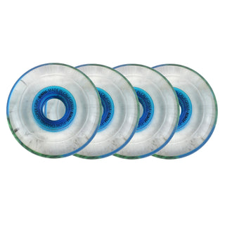 Labeda Roller Hockey Wheels - Slime 80mm 76A Blue (4-Pack)