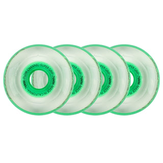 Labeda Roller Hockey Wheels - Slime 76mm 76A Candy Green (4-Pack)