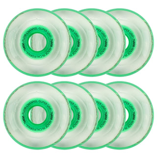 Labeda Roller Hockey Wheels - Slime 76mm 76A Candy Green (8-Pack)
