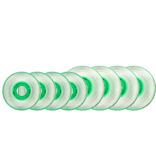 Labeda Roller Hockey Wheels - Slime 76/80 HiLo 76A Candy Green (8-Pack)