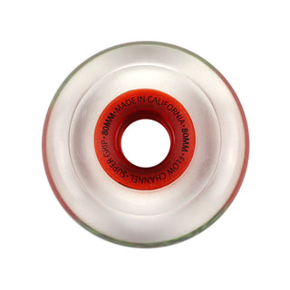 Labeda Roller Hockey Wheels - Slime 80mm 76A Candy Red (Single)