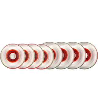 Labeda Roller Hockey Wheels - Slime 76/80 HiLo 76A Candy Red (8-Pack)
