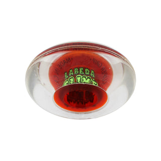 Labeda Roller Hockey Wheels - Slime 80mm 76A Candy Red (4-Pack)