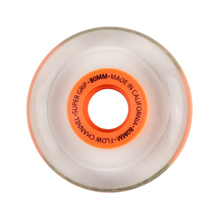 Labeda Roller Hockey Wheels - Slime 80mm 76A Orange (Single)