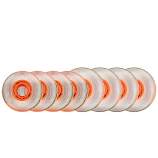 Labeda Roller Hockey Wheels - Slime 76/80 HiLo 76A Orange (8-Pack)