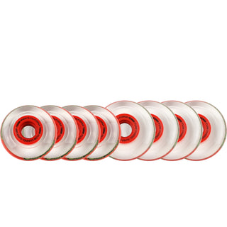 Labeda Roller Hockey Wheels - Slime 76/80 HiLo 76A Blood Red (8-Pack)