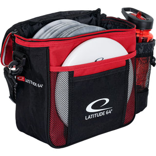 Latitude 64 Disc Golf Bag  - Slim Bag Red - Holds 8 Discs