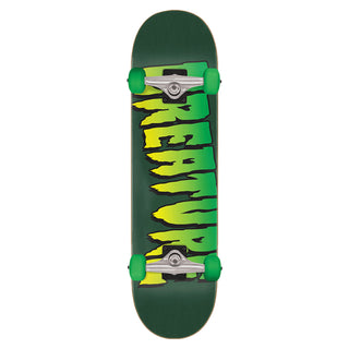 Creature Skateboard Complete Logo Full Green 8.0" x 31.25"