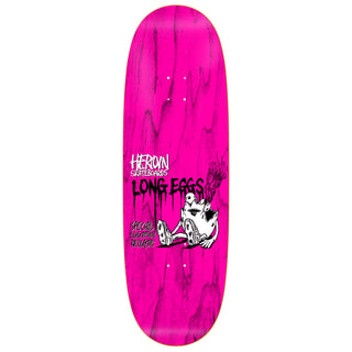 Heroin Skateboard Deck Long Eggs 10.25" x 33"